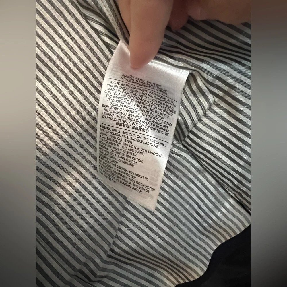 [Banana Republic] NWOT Navy Cutaway Blazer - Picture 11 of 12